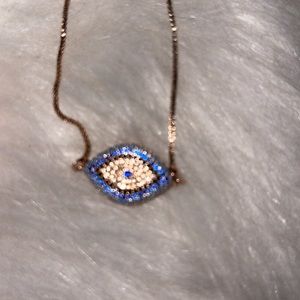 Women’s evil eye adjustable bracelet